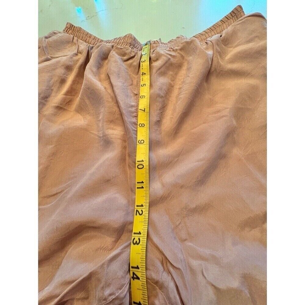 MAURADA Vntg 90's Y2K 100% Silk Pink Tracksuit, Quilted Jacket & Pants Set SZ XL - Picture 15 of 16